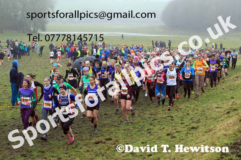 Senior womens 2022 North Eastern Harrier League, Thornley Farm, Peterlee, County Durham. Photo: David T. Hewitson/Sports for All Pics